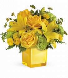 Teleflora's Sunny Mood Bouquet from Gilmore's Flower Shop in East Providence, RI